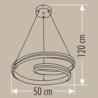 CATA CT-8630 180W Parla LED Sarkıt (3 Renk - Kumandalı)