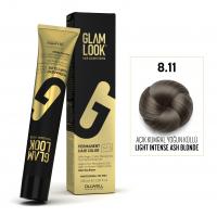 GLAMLOOK Kalıcı Saç Boyası 100 ML  Açık Kumral Yoğun Küllü 8.11