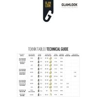 Glamlook Kalıcı Saç Boyası 100 ml Koyu Kumral Bej 6.17