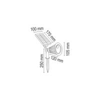 Helios Opto 88-2004 15w Solar Günışığı Bahçe Aydınlatması