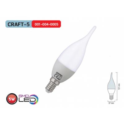 Horoz Craft-5 Kıvrık Mum Buji Led Ampul 5 Watt E-14 Duy 350 Lümen