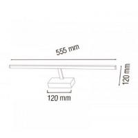 Horoz Kanarya-12 Led Krom Duvar Aplik 12W 4200K