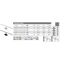 Horoz Kanarya-12 Led Krom Duvar Aplik 12W 4200K