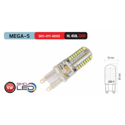 Horoz Mega-5 G9 Duylu 5 Watt 230 Lümen 220V Led Ampul
