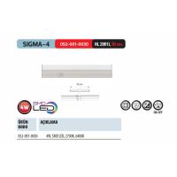 Horoz Sigma-4 30 cm 4W Led Bant Armatür Günışığı