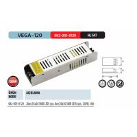 Horoz Vega-120 12V DC 10 Amper 120W Slim Tip Şerit Led Trafosu