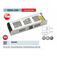 Horoz Vega-250 12V DC 20,8 Amper 250W Slim Tip Şerit Led Trafosu