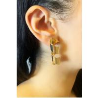 Kadın Gold Burgu Küpe