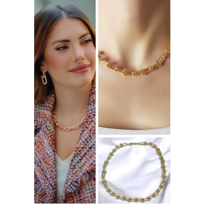 Kadın Tiffany & Co Model Gold Kolye