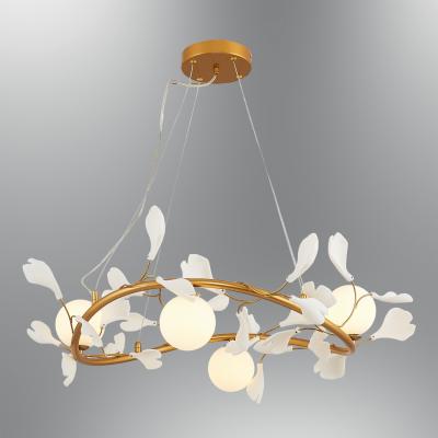 Özcan 2712-4A Ivy 4 Lü Avize Sarı