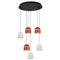 Özcan 2808-6A-0104 Domm 6'lı Mix Sarkıt Beyaz-Kahve Mix