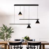 Özcan 3130-3A-19 3'lü Metal Çan Sarkıt Siyah