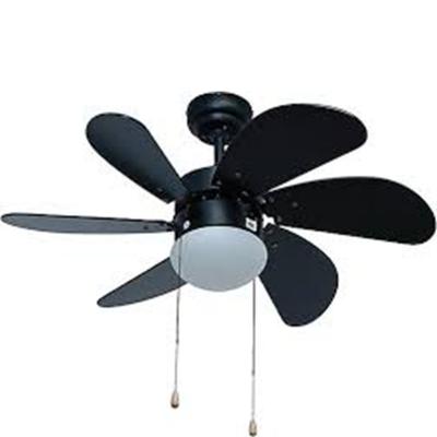 Vanti KCF279 60W Siyah Ahşap Desenli Aydınlatmalı Tavan Vantilatörü