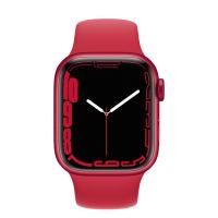 Apple Watch Series 7 Red Alüminyum Kasa ve Spor Kordon