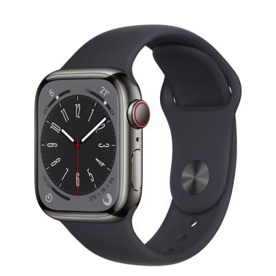 Apple Watch Series 8 Grafit Paslanmaz Çelik Kasa ve Spor Kordon