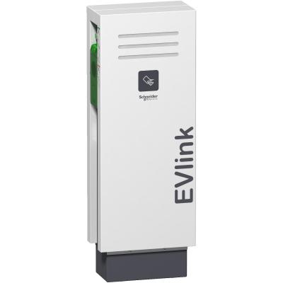 EVlink Parking 22kW T2, Tf Soket RFID Okuyucusu Elektrikli Şarj İstasyonu