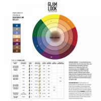 GLAMLOOK HAIR COLOR PLATINUM ASH VIOLET BLONDE/Platin Sarı Küllü İrize 12.12 100 ML Saç Boyası