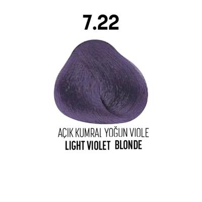 Glamlook Kalıcı Saç Boyası 50ml 7.22 Açık Kumral Yoğun Viole Light Violet Blonde
