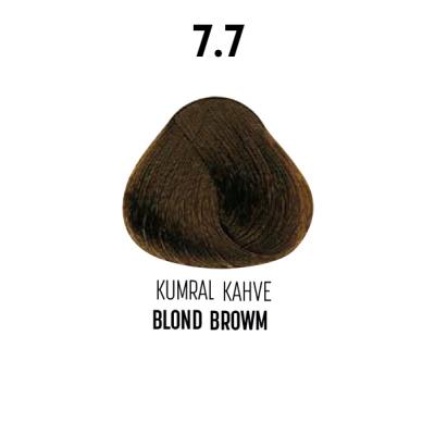 Glamlook Kalıcı Saç Boyası 50ml 7.7 Kumral Kahve Blond Brown