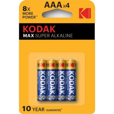 Kodak 4 Adet Max Süper Alkalin İnce Pil