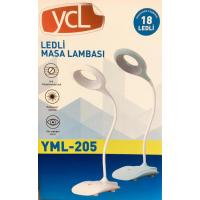 Masa Lambası YCL YML-205 Ledli Masa Lambası 3 Kademeli Işık USB ile Şarj Edebilme Dokunmatik