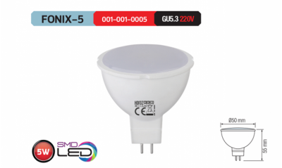 Horoz Onlu Paket 5W 220V MR-16 Led ÇANAK Spot Ampul Beyaz Işık