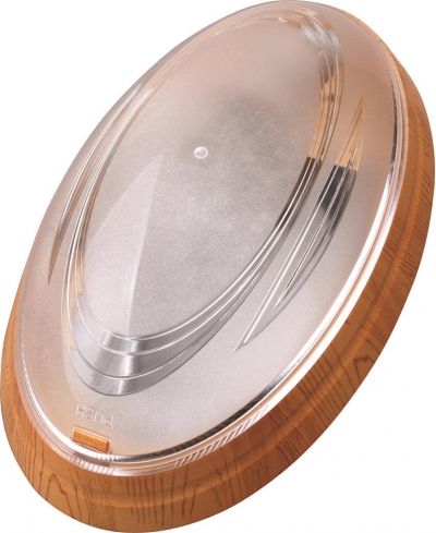 Horoz Tek Duylu Plastik Ninova Desenli Kayın Renkli Aplik E27 Duylu