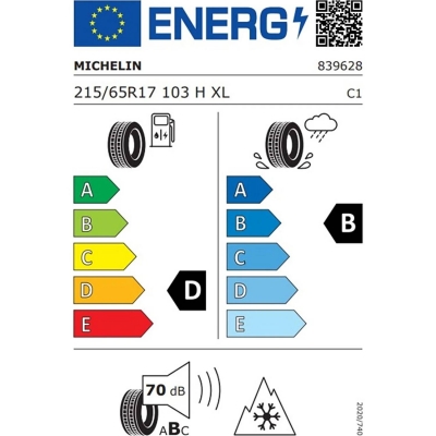 Michelin 215/65 R17 103H XL Alpin 5 Mi Oto Kış Lastiği 