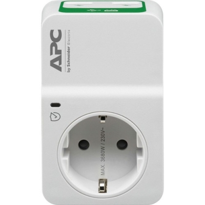 Schneider Electric APC Akım Korumalı Priz 2 USB'li PM1WU2-GR