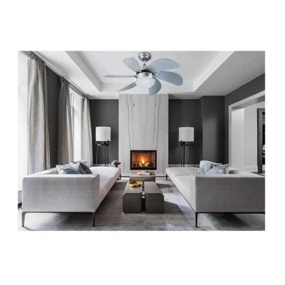 Vanti KCF282 60W Silver Metalik Desenli Aydınlatmalı Tavan Vantilatörü